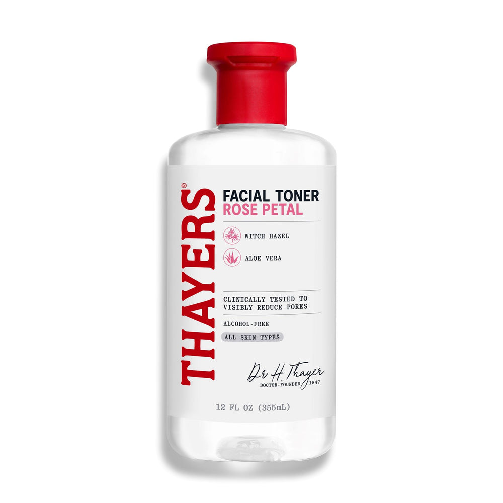 Thayers Rose Petal Witch Hazel Facial Toner Alcohol-Free 12 oz