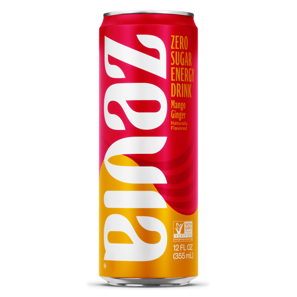 Zevia Mango Ginger Energy